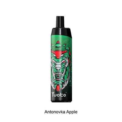 Yuoto Thanos 5000 Puffs Rechargeable Disposable E Cig Antonovka Apple 50mg Nic 14ml
