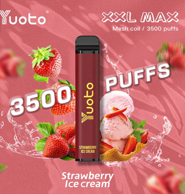 Custom 3500 Puffs Disposable Pod , Metal Yuoto E Cigarette