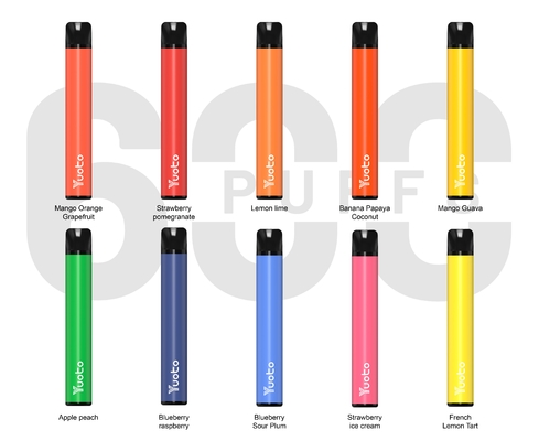 TPD Yuoto Plus 600puffs , Blueberry Ice 2ml 2%nicotine Vape Pen Device factory wholesaler price fruit flavor