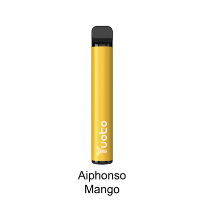 2% Nic 600 Puffs Vape Disposable Yuoto 2ml E Juice Capacity