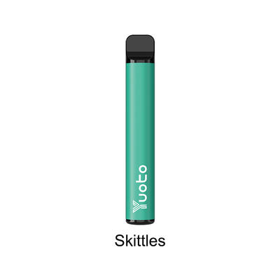 2% Nic 600 Puffs Vape Disposable Yuoto 2ml E Juice Capacity