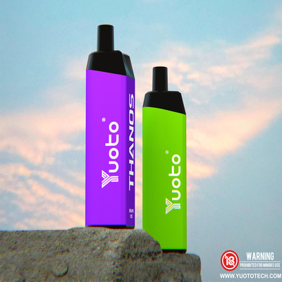 CE ROHS FCC 5000 Puffs Vape , Rechargeable 600mAh Battery Pre Filled Vape Pens