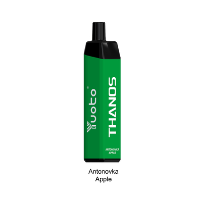 yuoto oem disposable vape thanos 5000 Puffs msds approved disposable vaporizer Antonovka apple