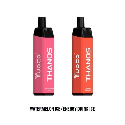 5000puff thanos yuoto oem disposable vape rechargeable mesh coil fruit flavor Orange juice