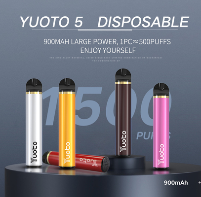 100% Original 1500 Puffs Yuoto Electronic Cigarettes 900mAh 5ml Disposable Pre-Filledfactory Wholesale E Cig Vaporizer 2