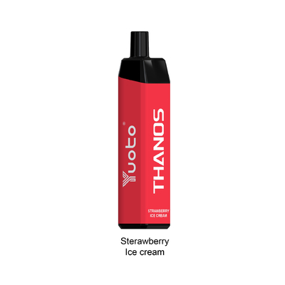 Yuoto disposable stoving varnish vape 5000 Puffs msds rechargeable Strawberry ice cream