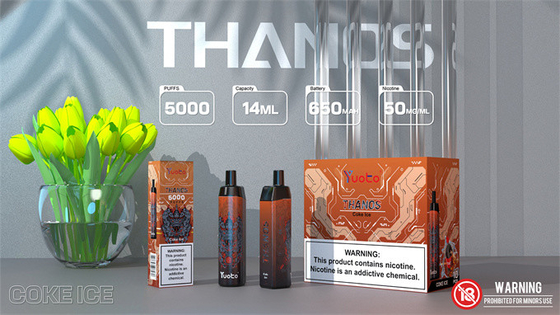 Yuoto Thanos Disposable E Juice Vape 5000 Puffs With Mesh Coil
