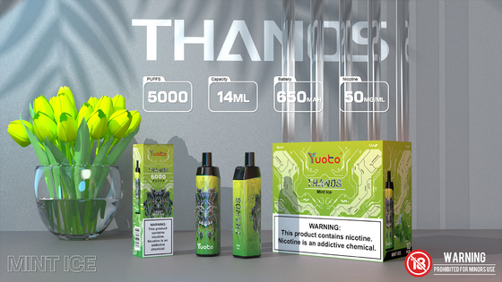 Rechargable Durable Vape , Yuoto Thanos 5000 Puffs Disposable Pod