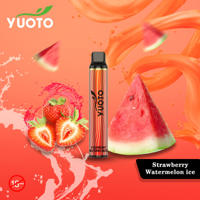 OEM ODM Yuoto Luscious 3000 Puffs Silent Disposable Vape 8.0ML 5% Salt Nic E-Liquid Bulk Order