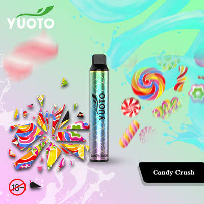 OEM ODM Yuoto Luscious 3000 Puffs Silent Disposable Vape 8.0ML 5% Salt Nic E-Liquid Bulk Order