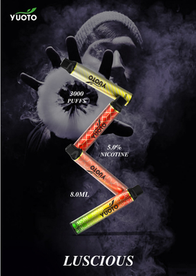 Yuoto Luscious Disposable Electronic Cigarette 8ml E Liquid Pod Cartridge Vaporizer E Vape Pod Mango Ice