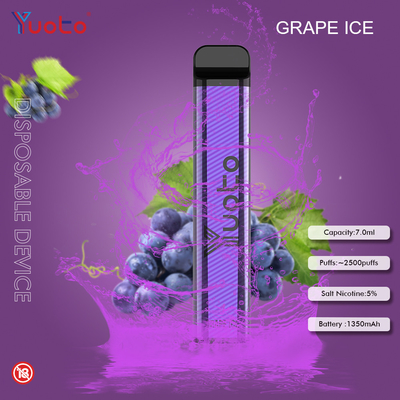 Yuoto XXL 2500puffs Disposable Vape Pen , Puff Plus Electronic Hookah Disposable Pod