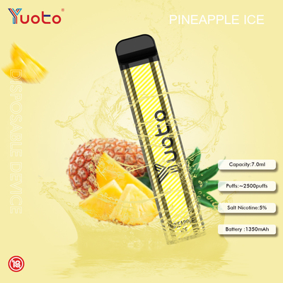 Yuoto XXL 2500puffs Disposable Vape Pen , Puff Plus Electronic Hookah Disposable Pod