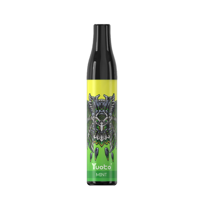 YUOTO Bottle 600 Puffs Disposable Vaporizer POD Mint 20mg 2% Nicotine Mesh Coil TPD