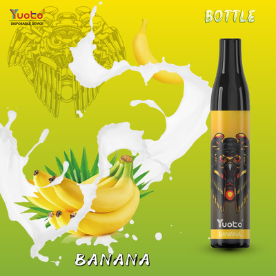 Buy 20mg Original YUOTO Bottle 600 Puffs Disposable E-Cigarettes Banana Mesh Coil TPD Europe