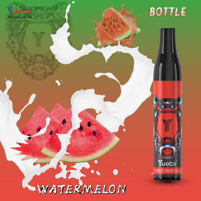Original Yuoto Bottle 600 Puffs Disposable Pods Vape Watermelon 20mg Mesh Coil Wholesale