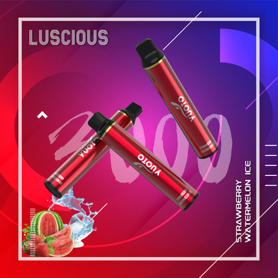 OEM ODM Fruit Flavor Puff Bar Vape Pen , 8ml 3000 Puff Yuoto Luscious Disposable Vape