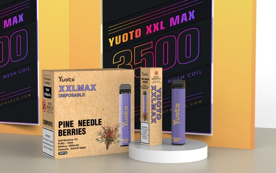 Disposable 3500 Puffs E Cigarette Vapes With Constant Output Power For Customized