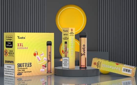 UN38.3 Best Electronic Juice Yuoto Disposable Vape XXL 2500 Puffs Device