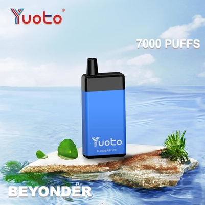 5% Nicotine Yuoto Disposable Vape Pen 7000 Puff Pod Vaporizer OEM ODM