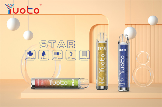 16 Colors Yuoto Vape Star 1000mAh 3.2V Battery Electronic Cigarette