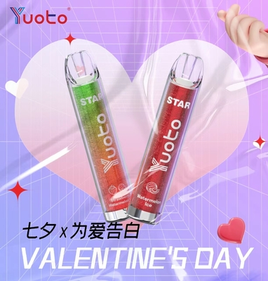 Yuoto Star 3000 Puffs Disposable E Cigarette Led Light For Party