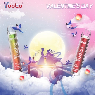 Yuoto Star 3000 Puffs Disposable E Cigarette Led Light For Party