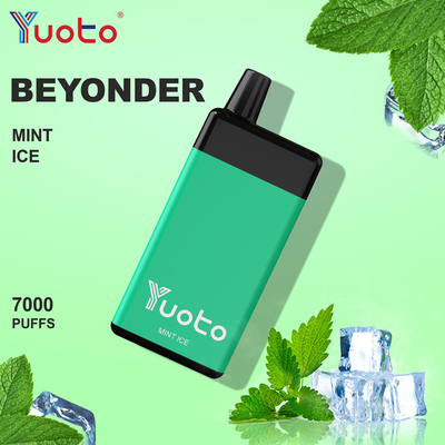 Yuoto Beyonder 7000 Puffs Disposable Vape Pen Pod Mesh Coil Rechargeable E Cigarettes