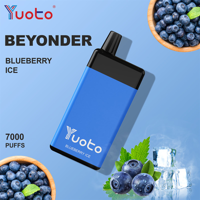 Yuoto Beyonder 7000 Puffs Disposable Vape Pen Pod Mesh Coil Rechargeable E Cigarettes