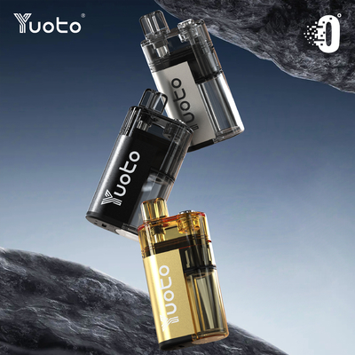 Adjustable Airflow YUOTO Disposable Vape with 10-12W Wattage and 0% Nicotine Strength