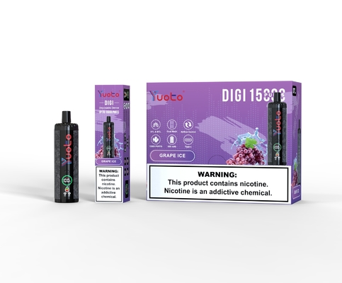 Yuoto DIGI 15000 Puffs Daul Mesh Coil Vape Adjustable Air Flow
