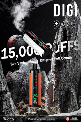 Yuoto DIGI 15000 Puffs YUOTO Disposable Vape Double Mesh Coil Two modes