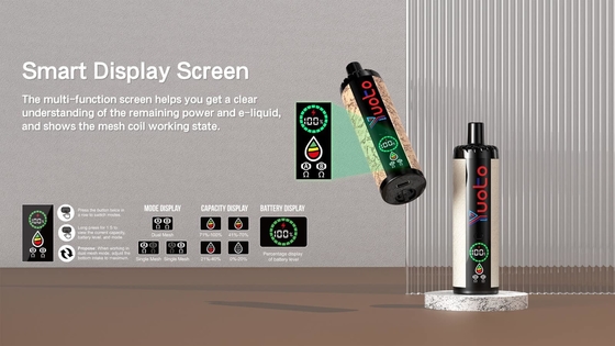 Adjustable Airflow YUOTO Disposable Vape pen with 23 Flavors