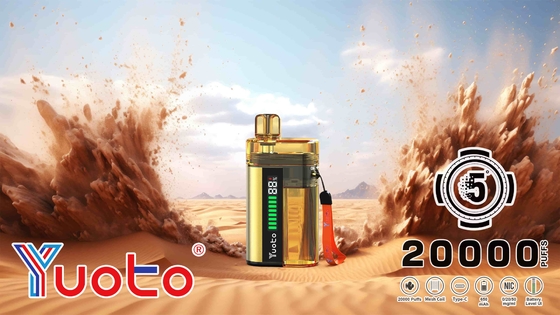 Upgrade Your Vaping Experience with yuoto 5000 puffs vape 850mAh Battery Capacity and Adjustable Airflow