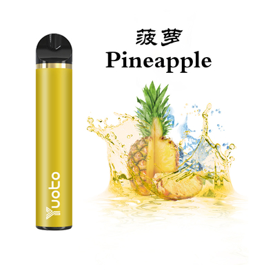 Fruit Flavor 1500 Puffs Disposable Vape Sticks stainless steel material