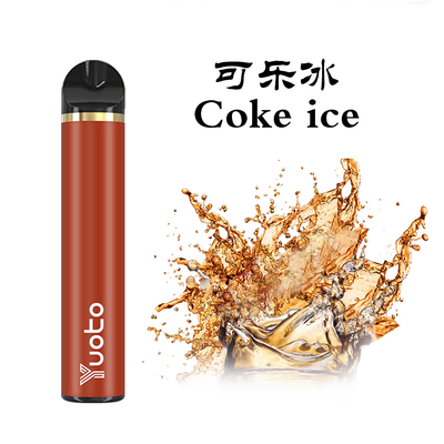 Fruit Flavor 1500 Puffs Disposable Vape Sticks stainless steel material