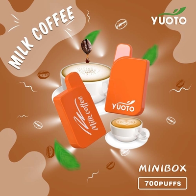 Yuoto Minibox 700 Puffs Vape , 450mAh 5 Nicotine Vape 24g lightweight