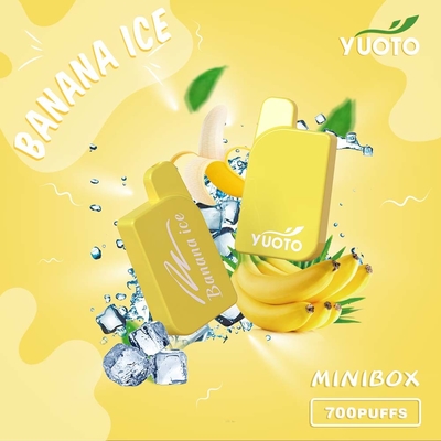 Yuoto Minibox 700 Puffs Vape , 450mAh 5 Nicotine Vape 24g lightweight