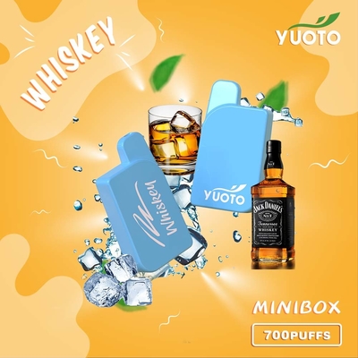 Yuoto Minibox 700 Puffs Vape , 450mAh 5 Nicotine Vape 24g lightweight
