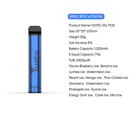 23 Flavors Vaporizer Pen Kit , SS304 PCTG PC Vape Pen Pod System