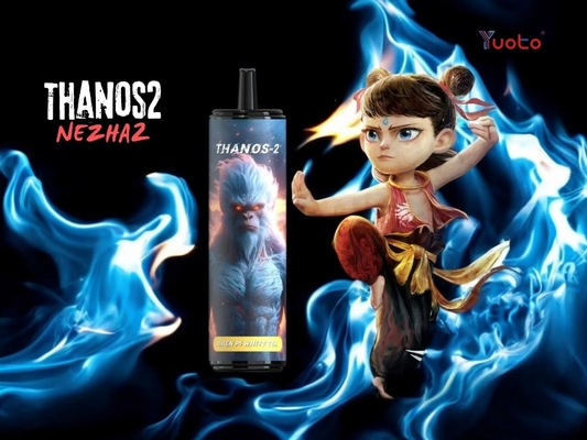 yuoto thanos2 10000 puffs disposable vape mesh coil battery level display