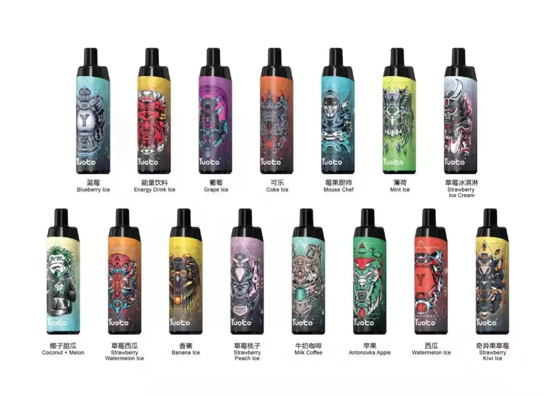 Yuoto Thanos 5000 Puffs Rechargeable Mesh Coil 15 Flavors Original Yuoto Disposable Vape