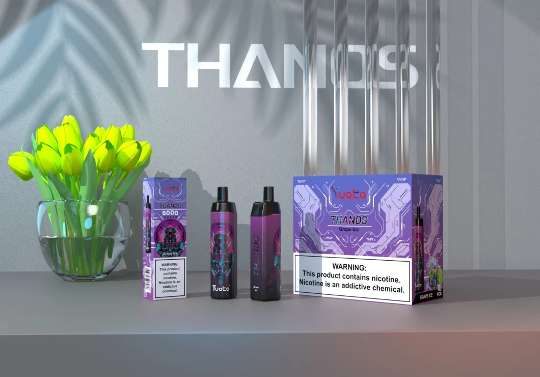 Yuoto Thanos 5000 Puffs Rechargeable Mesh Coil 15 Flavors Original Yuoto Disposable Vape