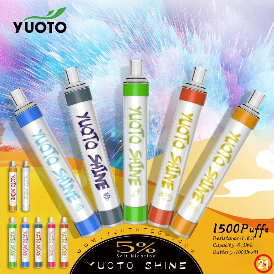 Good Wholesale Prices of Pods with Various Flavours Mini E-Cigarette Disposable Vape Pod for Yuoto Shine 1500puffs