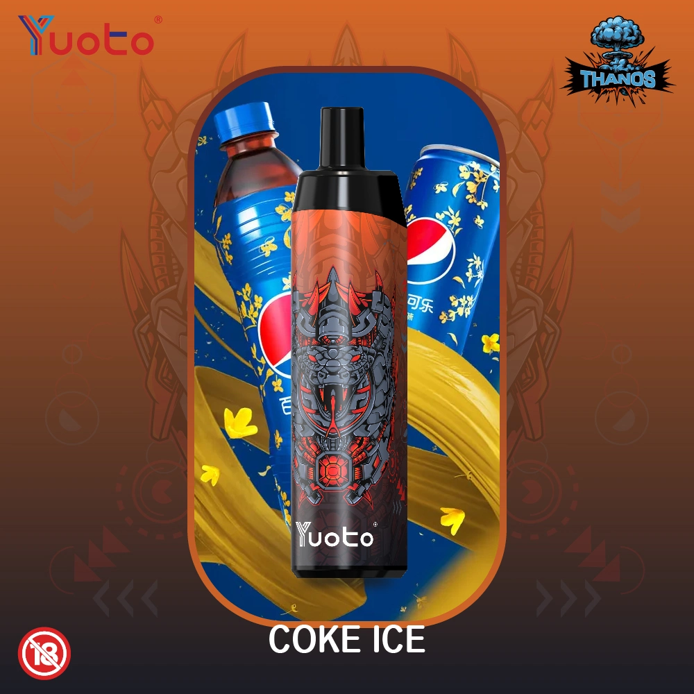 Wholesale Yuoto Thanos 5000 Puffs Mesh Coil Disposable Vape 14ml E Liquid 650mAh Battery 20 Hot Flavors Fast Shipping in Stock America UK Spain