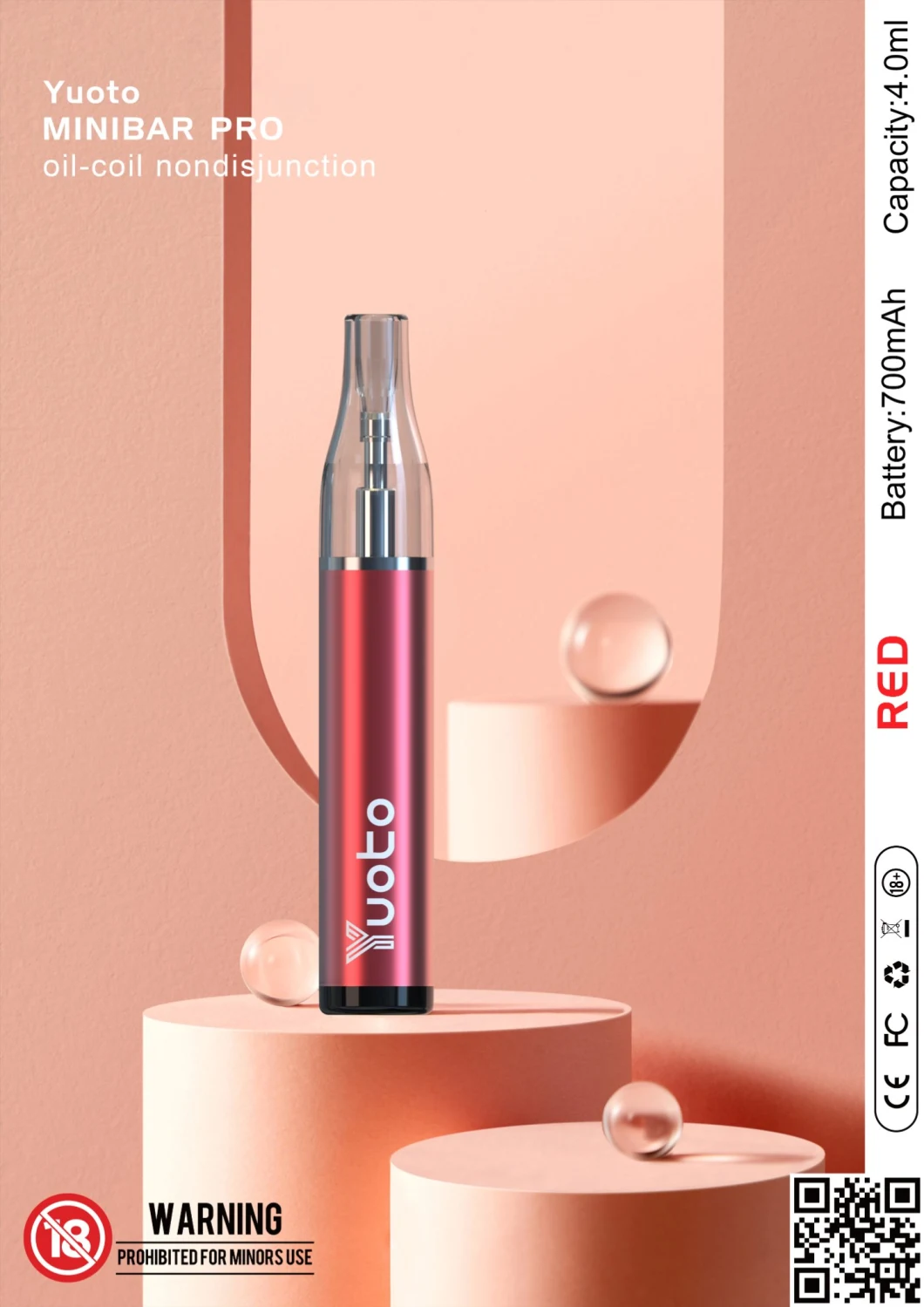Best Quality Vape Pen Yuoto Mini Bar PRO 3000 Puff Wholesale Disposable Vape Good Taste