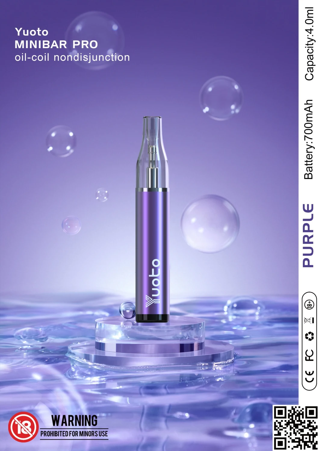 Best Quality Vape Pen Yuoto Mini Bar PRO 3000 Puff Wholesale Disposable Vape Good Taste
