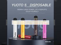 Nicotine 5% disposable vape pen Wholesale E Cigarette YUOTO 1500 puffs 6ml Hot selling in Middle East 2% 5% New