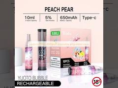 yuoto bubbles 4500puff dispossble ecigratetes vape